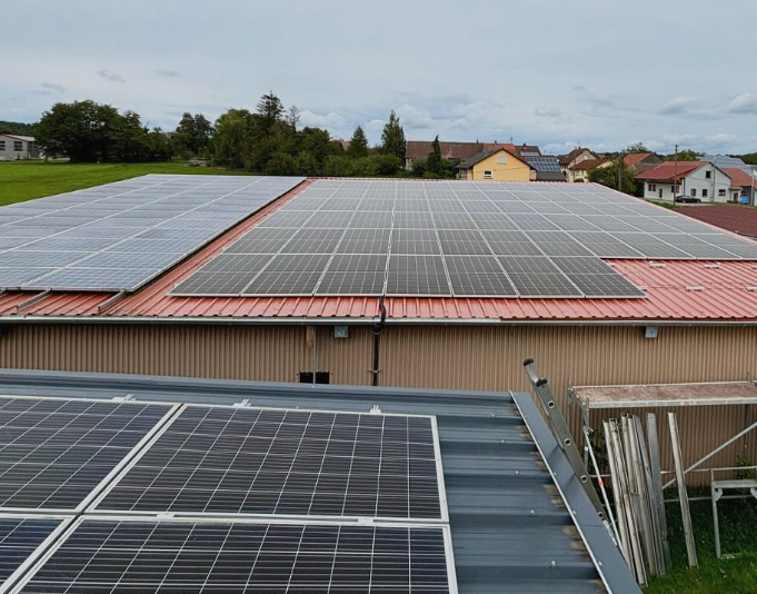 pv anlage trapezblech